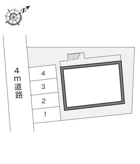 ★手数料０円★八王子市小宮町　月極駐車場（LP）